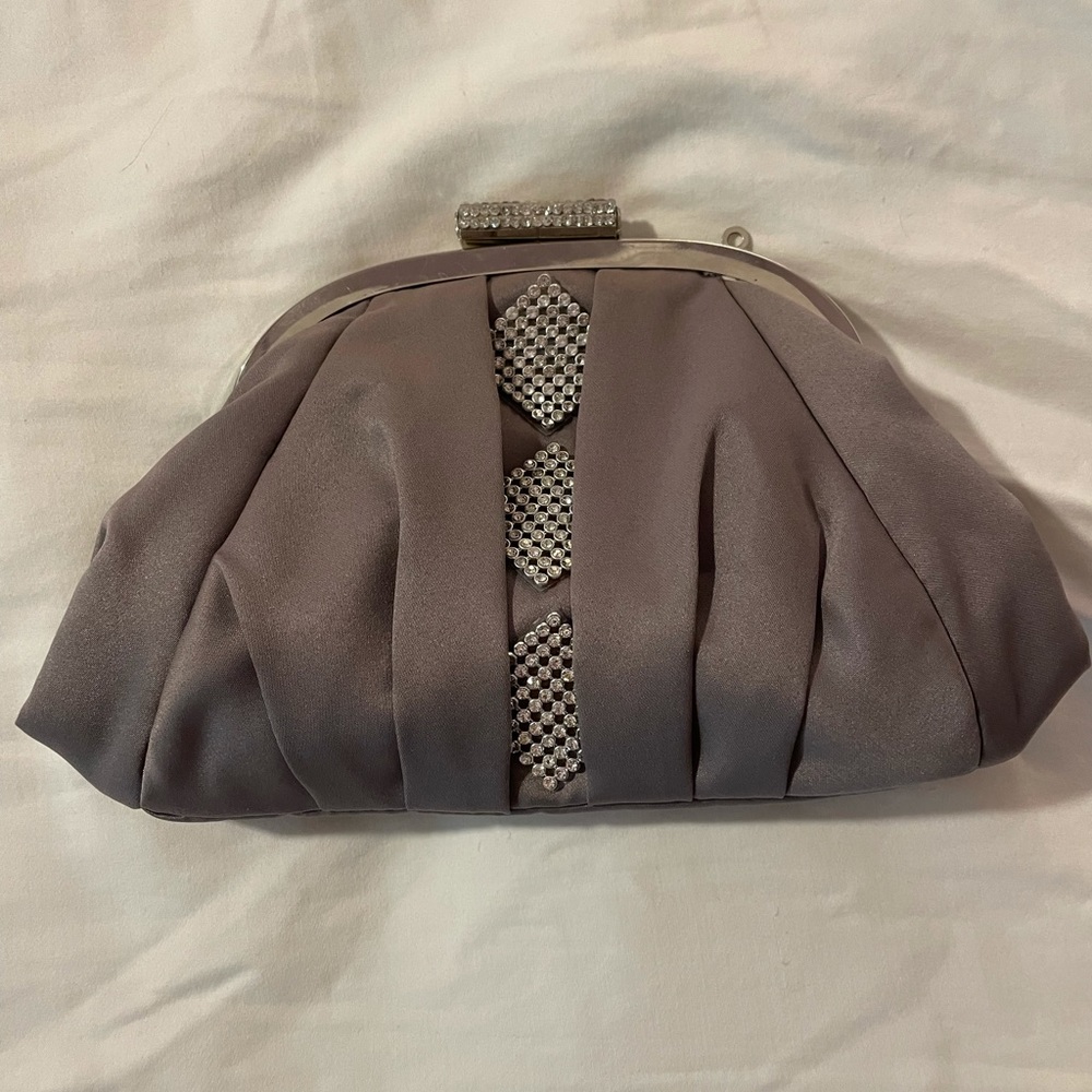 venus sparkly clutch bag